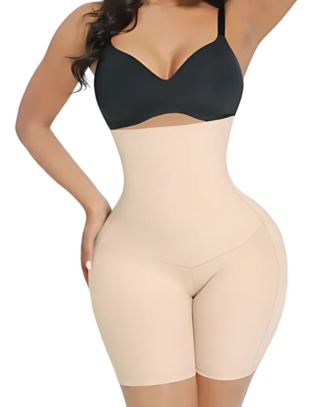 Faja de Compresión Alta con Cremallera Discreta para Estilizar la Figura