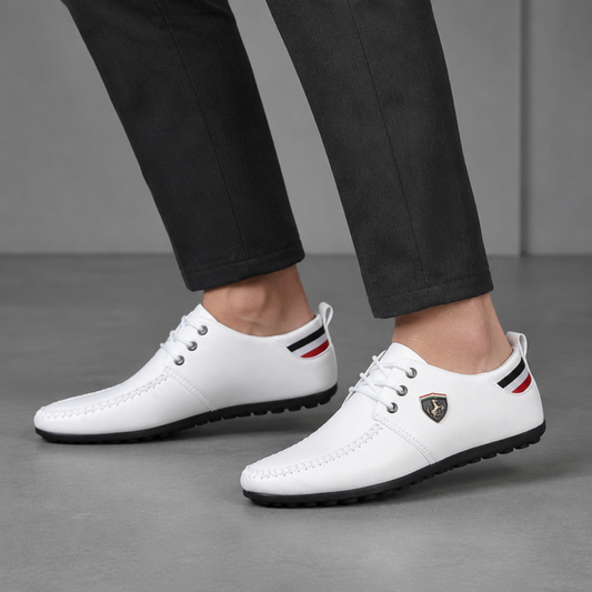 Zapatos Informales con Cordones y Costuras Visibles®