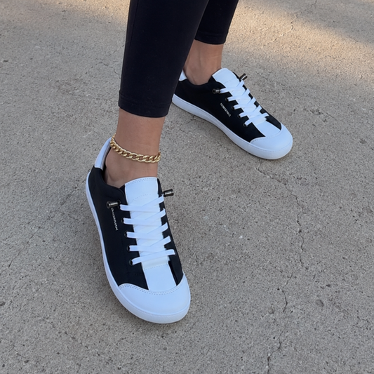 Zapatillas Casual de Mujer con Cordones y Puntera Estructurada®