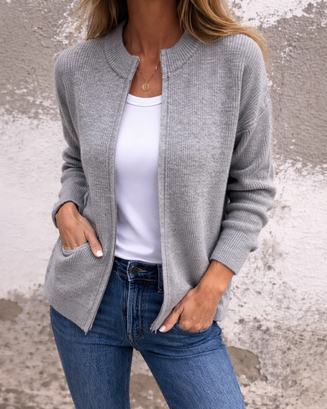 Chaqueta de Punto Premium para Mujer®