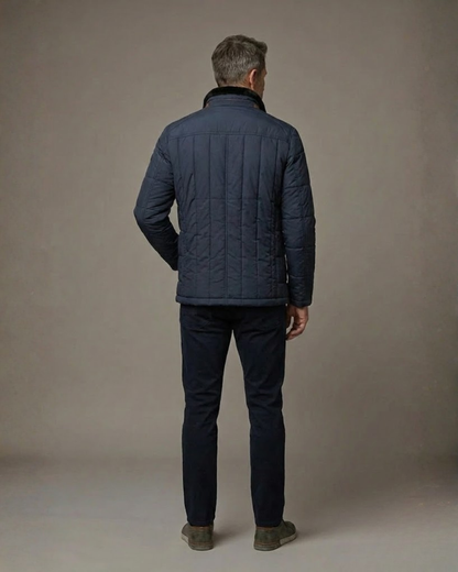 Abrigo Masculino de Estilo Sofisticado con Cuello Clásico®