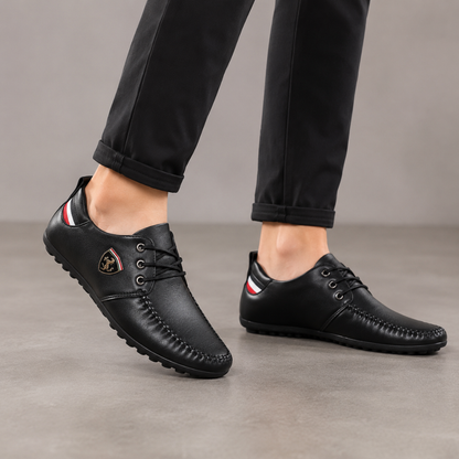 Zapatos Informales con Cordones y Costuras Visibles®