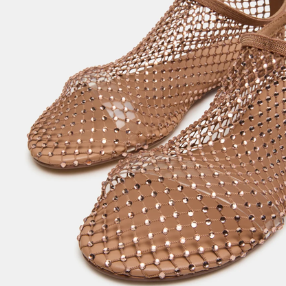 Bailarinas de Malla con Detalle Brillante®