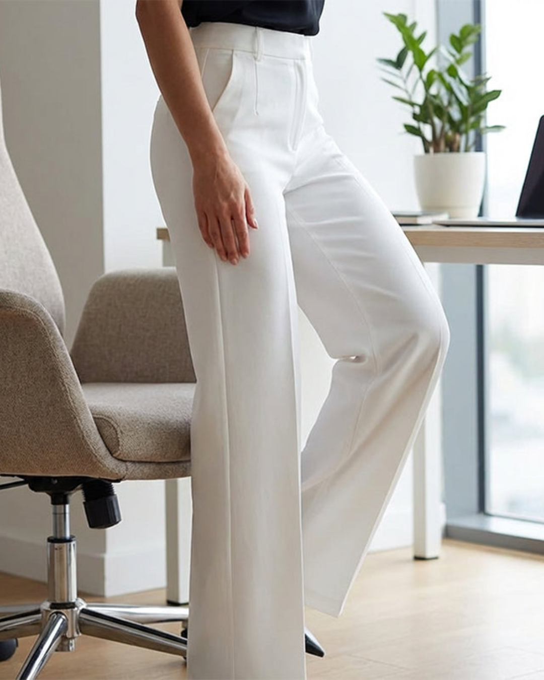 Pantalones ajustados informales