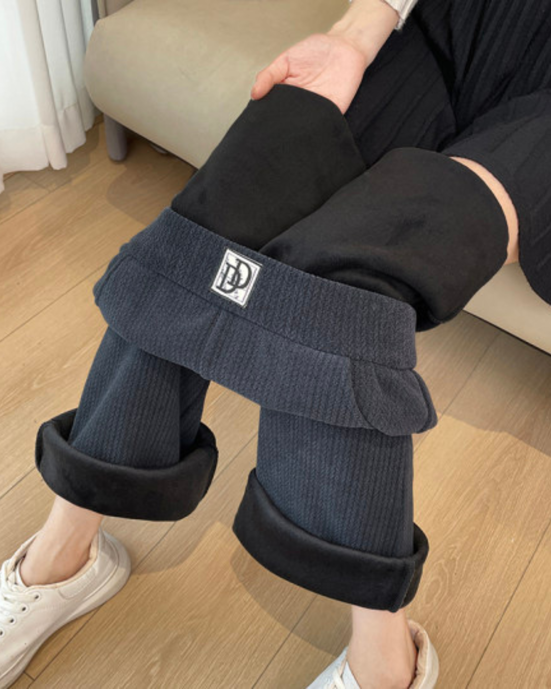 Pantalones de Pierna Ancha y Rayas